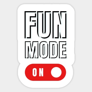 FUN MODE Party Vibes! Sticker